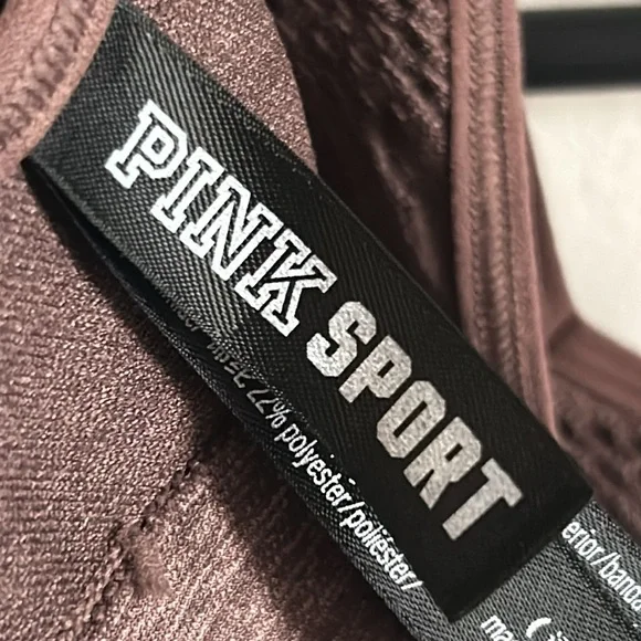 VS PINK SEAMLESS LIGHTLY LINED ATHLETIC SPORTS WORKOUT BRA - Picture 9 of 12